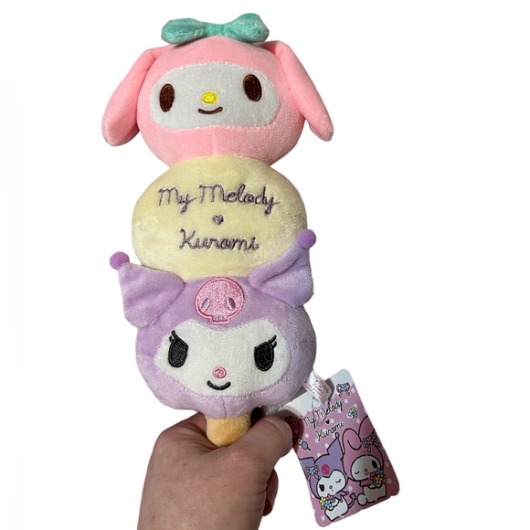 JAPAN Only SaNrio My Melody & Kuromi Ice Cream Scoops Plush | NWT | Rare Plushie - Picture 5 of 13